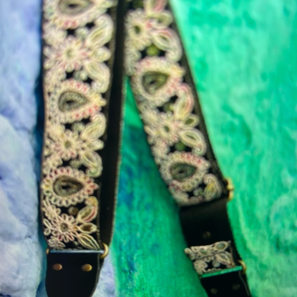 Purchased from Etsy. Beautiful sequin customizable crossbody strap.